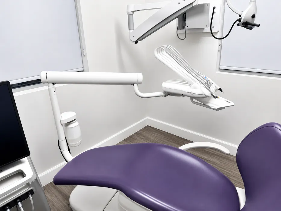 Dental operatory chair, delivery arm, light and microscope install, Orange County dental office